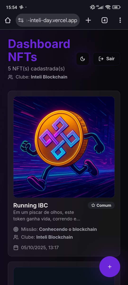 Detalhes da missão do projeto