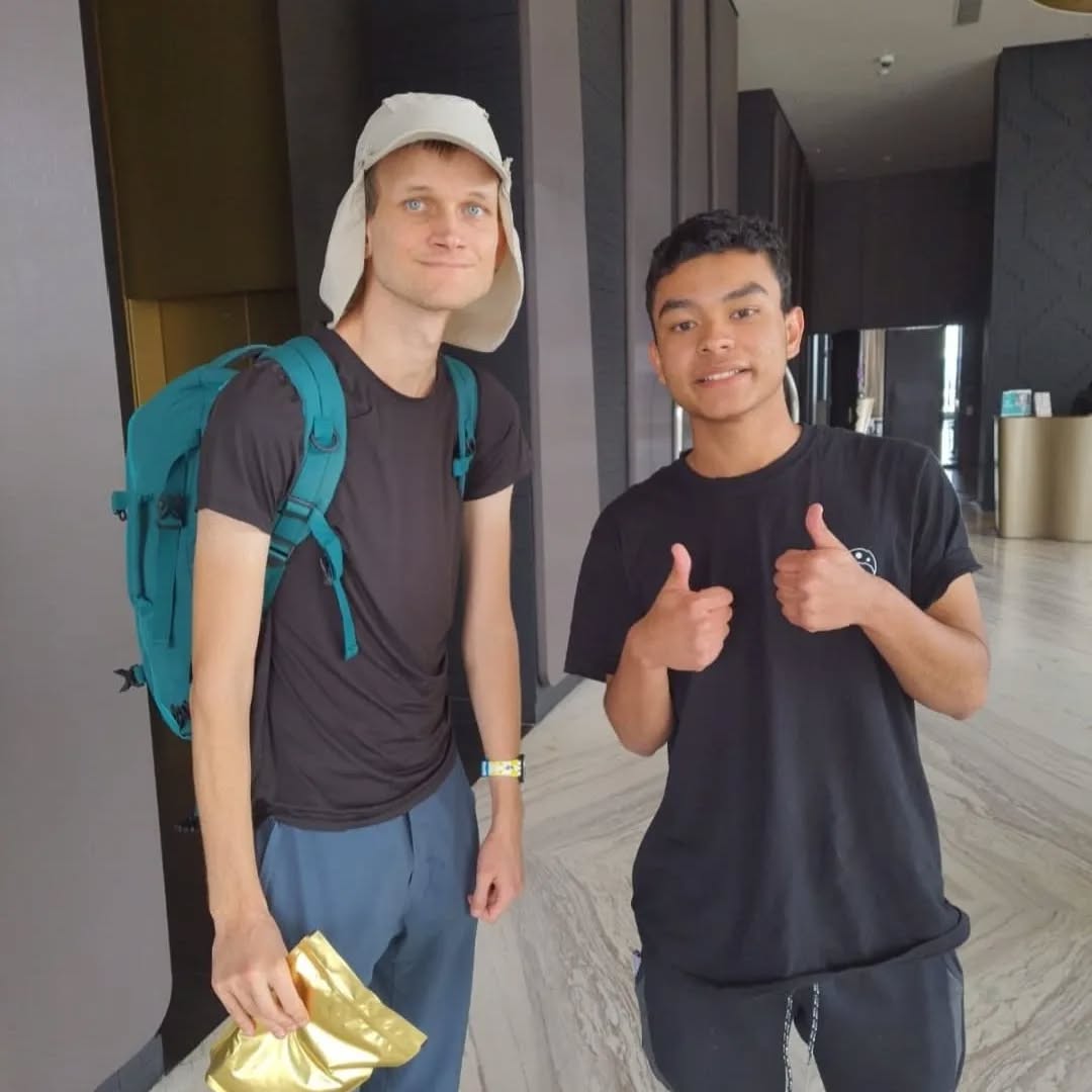 Vitalik Buterin e Cryptovictor