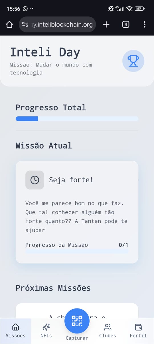 Página inicial do projeto